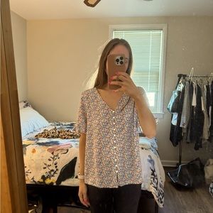 Short sleeve blouse